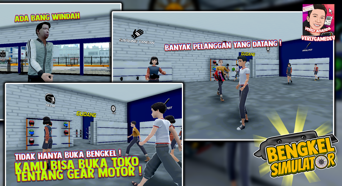 Bengkel Simulator Indonesia - Gameplay image of android game