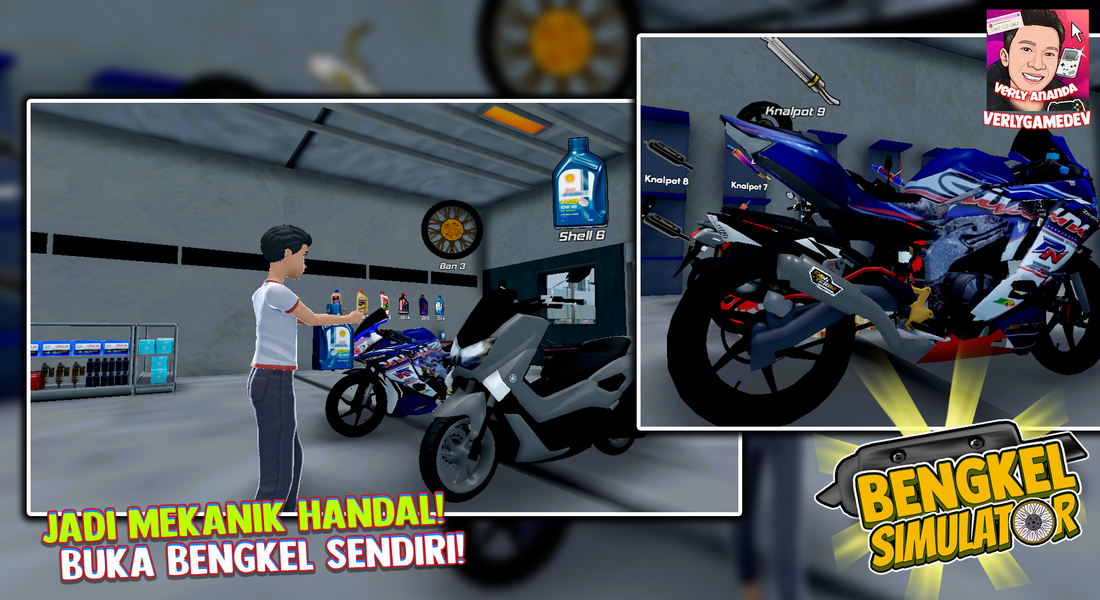 Bengkel Simulator Indonesia - عکس بازی موبایلی اندروید