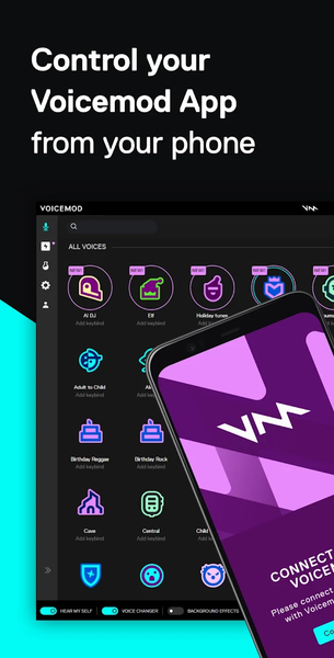 Voicemod Desktop Controller - Image screenshot of android app