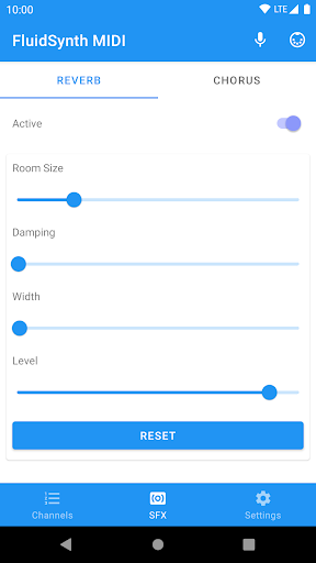FluidSynth MIDI Synthesizer - عکس برنامه موبایلی اندروید