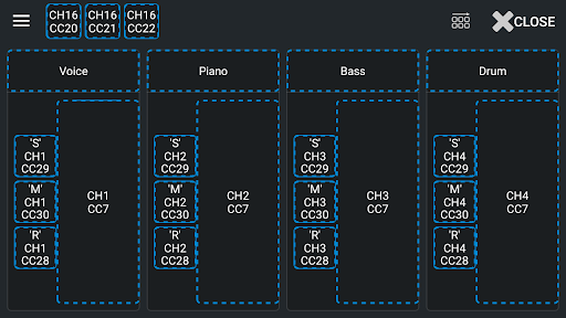 MIDI Mixer - عکس برنامه موبایلی اندروید
