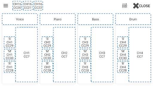 MIDI Mixer - عکس برنامه موبایلی اندروید