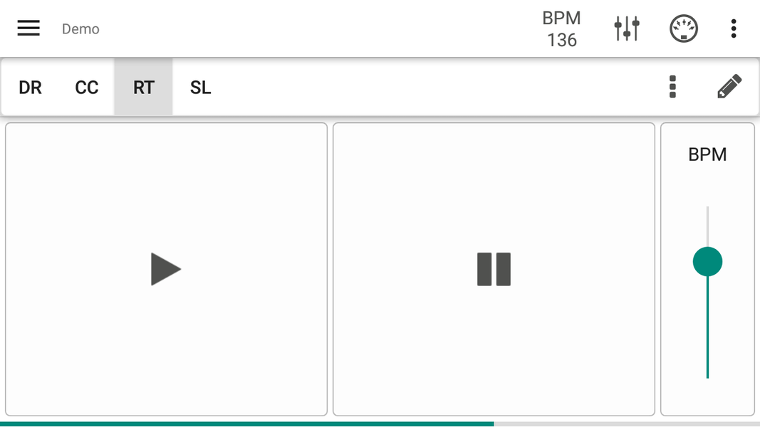 MIDI Controller - Image screenshot of android app