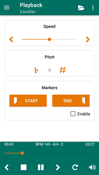 MIDI File Player - Image screenshot of android app