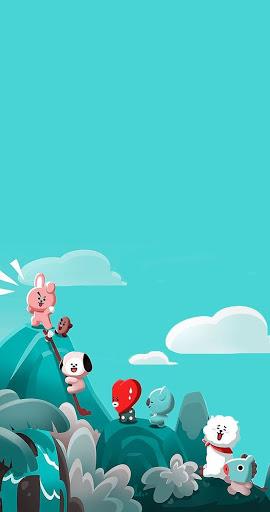 Cute BT21 Wallpaper - عکس برنامه موبایلی اندروید