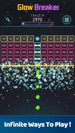 Glow Breaker - Gameplay image of android game