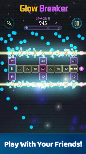 Glow Breaker - Gameplay image of android game