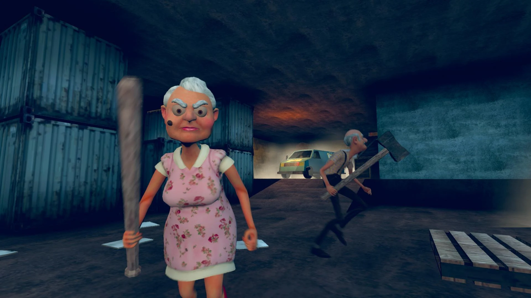 Grandpa & Granny 4 Online Game - Gameplay image of android game