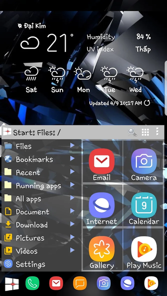 Taskbar - Start Button - Image screenshot of android app