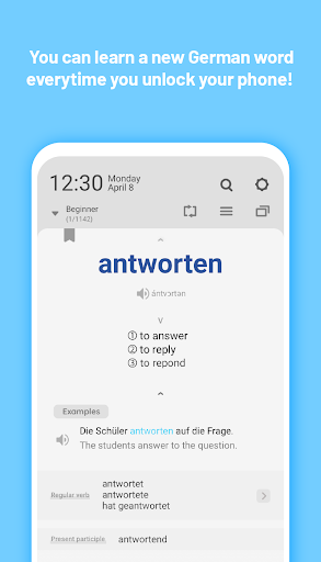 WordBit German (for English) - Image screenshot of android app