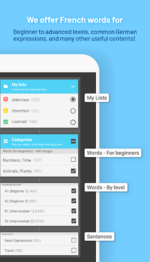WordBit French (for English) - عکس برنامه موبایلی اندروید