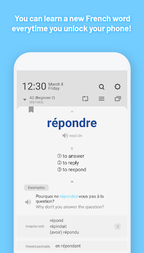 WordBit French (for English) - Image screenshot of android app