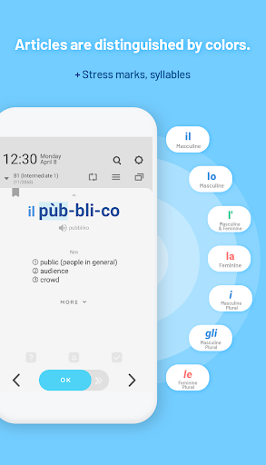 WordBit Italian (for English) - عکس برنامه موبایلی اندروید