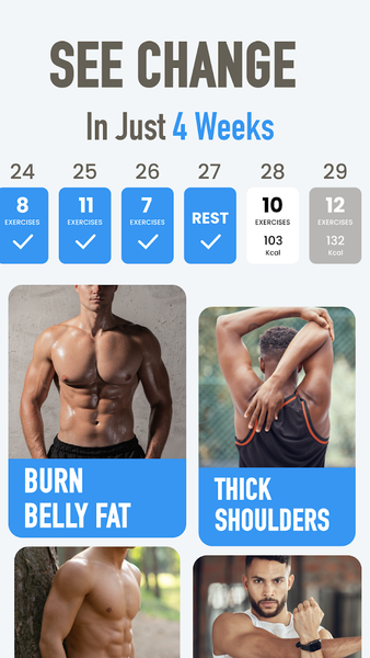 CRUNCH - Six Pack in ۳۰ Days - عکس برنامه موبایلی اندروید