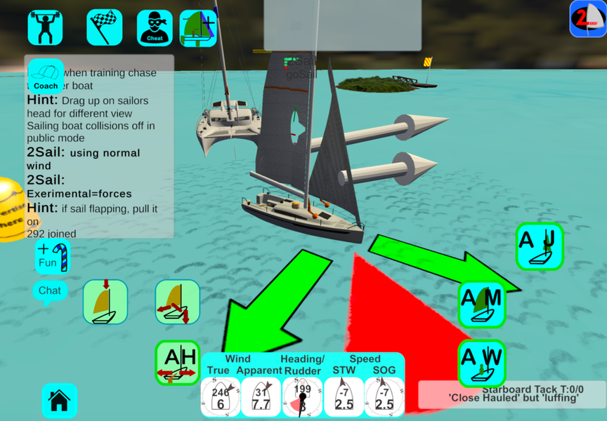 ۲Sail Sailing Simulator - عکس بازی موبایلی اندروید