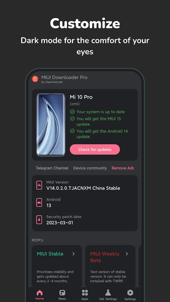 MIUI Downloader Enhanced - Image screenshot of android app