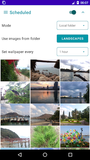 Daily Wallpapers - Auto Change - Image screenshot of android app