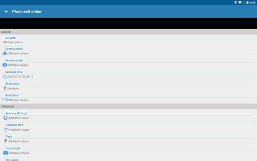 Photo Exif Editor - Metadata - عکس برنامه موبایلی اندروید