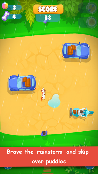 Doggie Run : dog running game! - عکس برنامه موبایلی اندروید