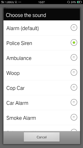 Self-Defence Sound - Image screenshot of android app