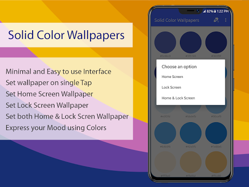 Solid Color Wallpapers - Image screenshot of android app