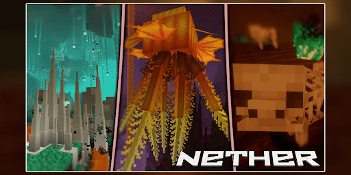 Nether Mod [Netherite Update] pour Minecraft PE - عکس برنامه موبایلی اندروید