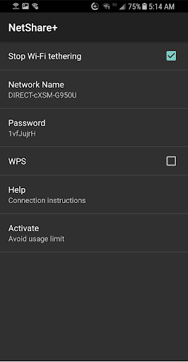 NetShare+  Wifi Tether - Image screenshot of android app