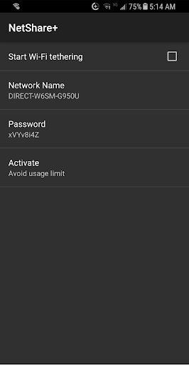 NetShare+  Wifi Tether - Image screenshot of android app
