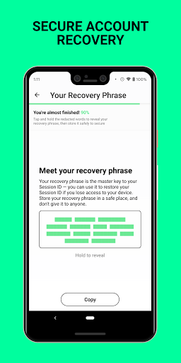 Session - پیام رسان سشن - عکس برنامه موبایلی اندروید
