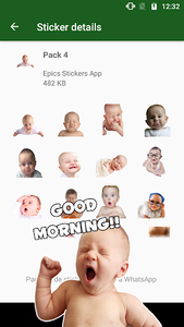 WASticker Babies Meme Funny - Image screenshot of android app