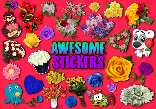 WAstickerApps Flowers and Roses Stickers - Image screenshot of android app