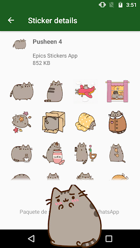 WAsticker Cats - Image screenshot of android app