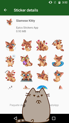 WAsticker Cats - عکس برنامه موبایلی اندروید