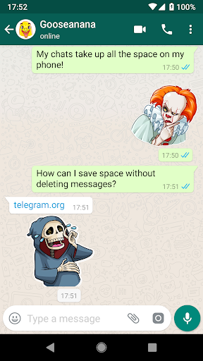 WAstickerApps Horror and Fear Stickers - Image screenshot of android app