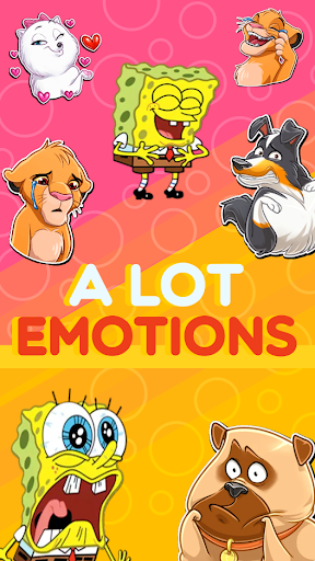 WASticker Animated Cartoons - Image screenshot of android app