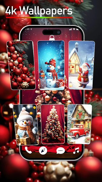 Christmas wallpapers - Image screenshot of android app