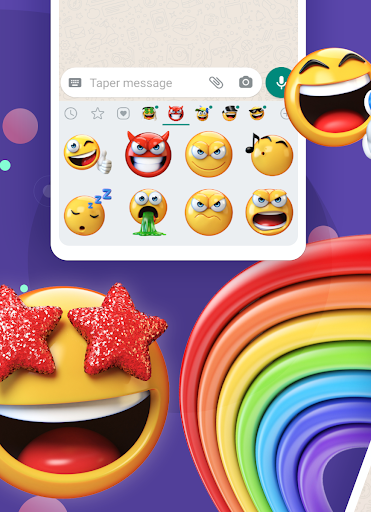 Emoji Stickers for Whatsapp - Image screenshot of android app