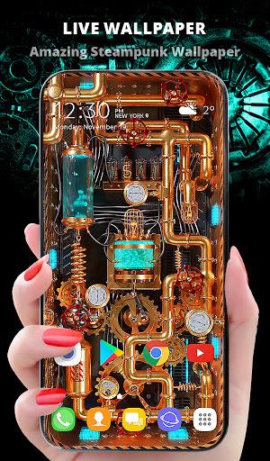 3D Wallpaper Steampunk Energy - Image screenshot of android app