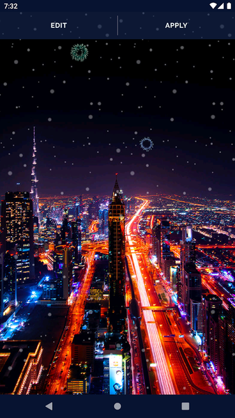 Fireworks Live Wallpaper - عکس برنامه موبایلی اندروید