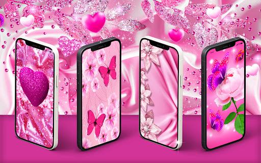 Lovely pink live wallpaper - عکس برنامه موبایلی اندروید