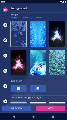 Diamond Crystal Live Wallpaper - Image screenshot of android app