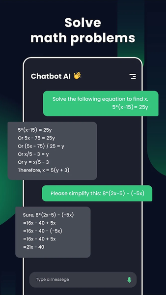 Chatbot AI - Chat & Ask AI - عکس برنامه موبایلی اندروید