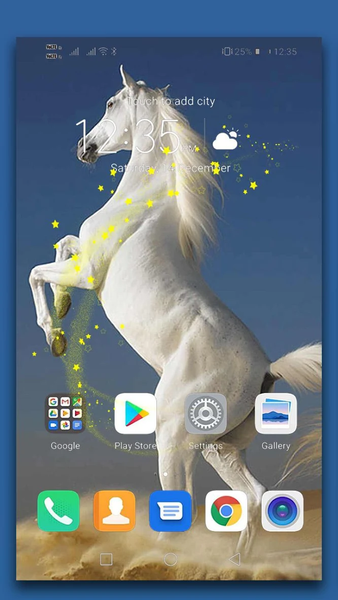 Horses Live Wallpaper - Image screenshot of android app