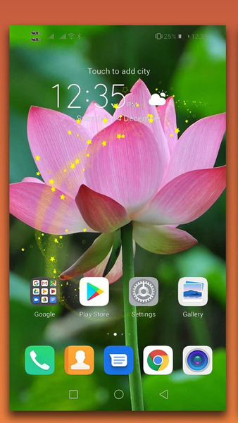 Lotus Live Wallpaper - Image screenshot of android app