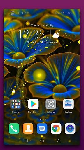 Neon Flowers Live Wallpaper - عکس برنامه موبایلی اندروید