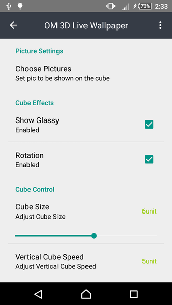 OM Live Wallpaper - عکس برنامه موبایلی اندروید