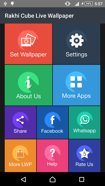 Rakhi Cube Live Wallpaper - عکس برنامه موبایلی اندروید