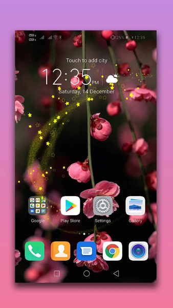 Sakura Live Wallpaper - Image screenshot of android app