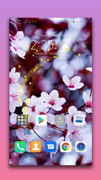 Sakura Live Wallpaper - Image screenshot of android app