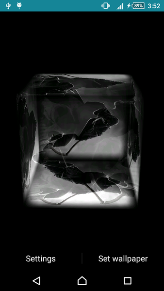 Skull Cube Live Wallpaper - عکس برنامه موبایلی اندروید